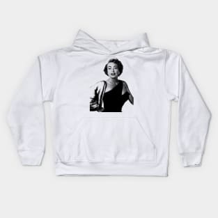 Joan Crawford // Classic Vintage Style Kids Hoodie